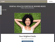 Tablet Screenshot of dentalhealthcenterroundrock.com